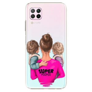 Plastové puzdro iSaprio - Super Mama - Two Boys - Huawei P40 Lite