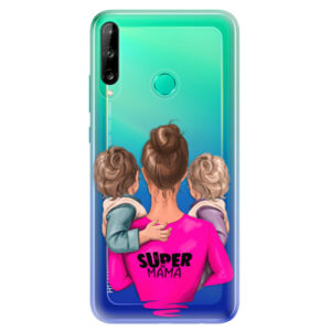 Odolné silikónové puzdro iSaprio - Super Mama - Two Boys - Huawei P40 Lite E