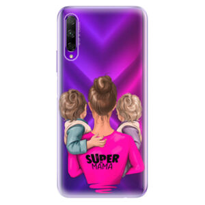 Odolné silikónové puzdro iSaprio - Super Mama - Two Boys - Honor 9X Pro