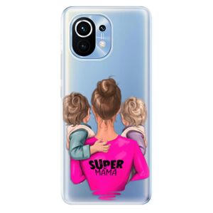 Odolné silikónové puzdro iSaprio - Super Mama - Two Boys - Xiaomi Mi 11
