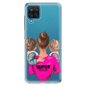 Plastové puzdro iSaprio - Super Mama - Two Boys - Samsung Galaxy A12