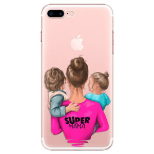 Plastové puzdro iSaprio - Super Mama - Boy and Girl - iPhone 7 Plus