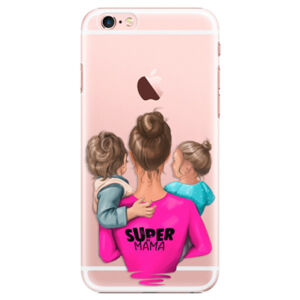 Plastové puzdro iSaprio - Super Mama - Boy and Girl - iPhone 6 Plus/6S Plus