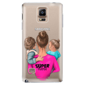 Plastové puzdro iSaprio - Super Mama - Boy and Girl - Samsung Galaxy Note 4