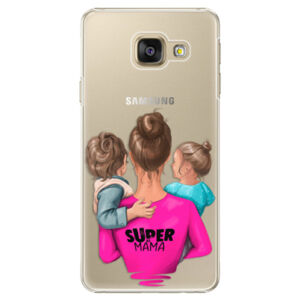 Plastové puzdro iSaprio - Super Mama - Boy and Girl - Samsung Galaxy A5 2016