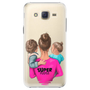 Plastové puzdro iSaprio - Super Mama - Boy and Girl - Samsung Galaxy Core Prime
