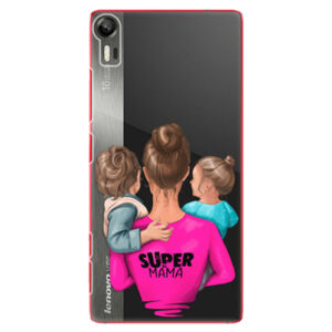 Plastové puzdro iSaprio - Super Mama - Boy and Girl - Lenovo Vibe Shot