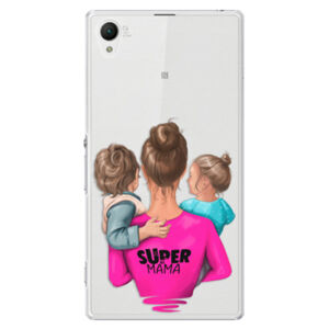 Plastové puzdro iSaprio - Super Mama - Boy and Girl - Sony Xperia Z1