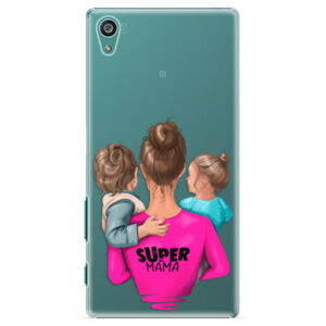 Plastové puzdro iSaprio - Super Mama - Boy and Girl - Sony Xperia Z5