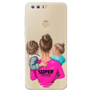 Plastové puzdro iSaprio - Super Mama - Boy and Girl - Huawei Honor 8