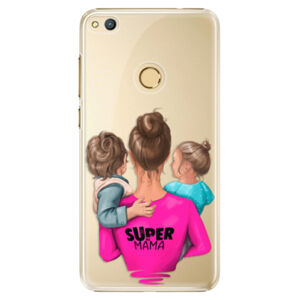 Plastové puzdro iSaprio - Super Mama - Boy and Girl - Huawei Honor 8 Lite