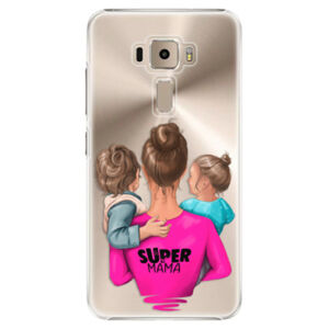 Plastové puzdro iSaprio - Super Mama - Boy and Girl - Asus ZenFone 3 ZE520KL