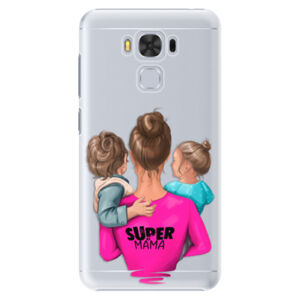 Plastové puzdro iSaprio - Super Mama - Boy and Girl - Asus ZenFone 3 Max ZC553KL
