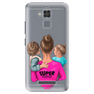 Plastové puzdro iSaprio - Super Mama - Boy and Girl - Asus ZenFone 3 Max ZC520TL