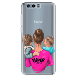 Plastové puzdro iSaprio - Super Mama - Boy and Girl - Huawei Honor 9