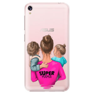 Plastové puzdro iSaprio - Super Mama - Boy and Girl - Asus ZenFone Live ZB501KL