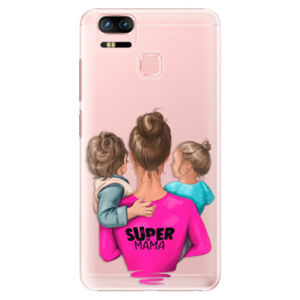 Plastové puzdro iSaprio - Super Mama - Boy and Girl - Asus Zenfone 3 Zoom ZE553KL