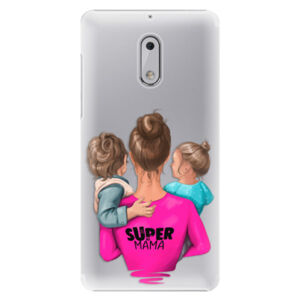 Plastové puzdro iSaprio - Super Mama - Boy and Girl - Nokia 6