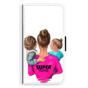 Flipové puzdro iSaprio - Super Mama - Boy and Girl - Sony Xperia XZ