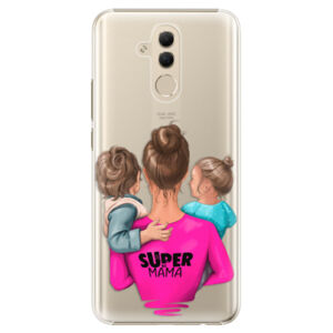 Plastové puzdro iSaprio - Super Mama - Boy and Girl - Huawei Mate 20 Lite