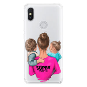 Silikónové puzdro iSaprio - Super Mama - Boy and Girl - Xiaomi Redmi S2