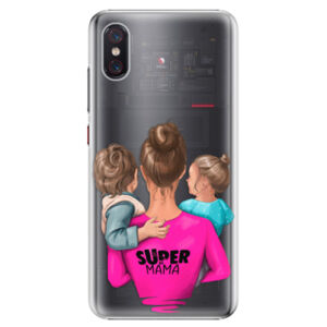 Plastové puzdro iSaprio - Super Mama - Boy and Girl - Xiaomi Mi 8 Pro