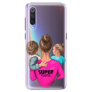 Plastové puzdro iSaprio - Super Mama - Boy and Girl - Xiaomi Mi 9