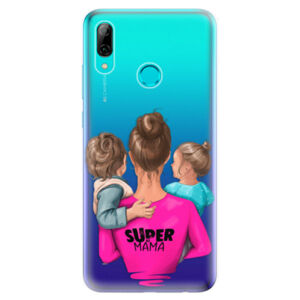 Odolné silikonové pouzdro iSaprio - Super Mama - Boy and Girl - Huawei P Smart 2019