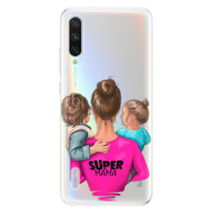 Odolné silikónové puzdro iSaprio - Super Mama - Boy and Girl - Xiaomi Mi A3
