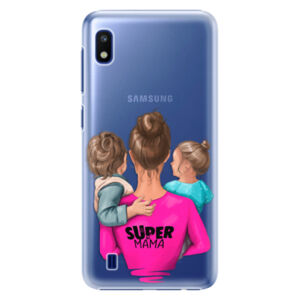 Plastové puzdro iSaprio - Super Mama - Boy and Girl - Samsung Galaxy A10