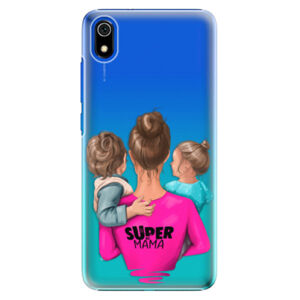 Plastové puzdro iSaprio - Super Mama - Boy and Girl - Xiaomi Redmi 7A