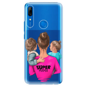 Plastové puzdro iSaprio - Super Mama - Boy and Girl - Huawei P Smart Z