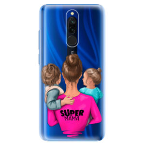 Plastové puzdro iSaprio - Super Mama - Boy and Girl - Xiaomi Redmi 8