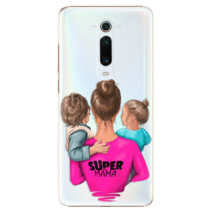 Plastové puzdro iSaprio - Super Mama - Boy and Girl - Xiaomi Mi 9T Pro