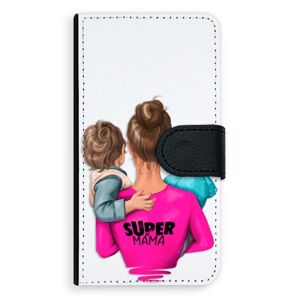 Univerzálne flipové puzdro iSaprio - Super Mama - Boy and Girl - Flip XL