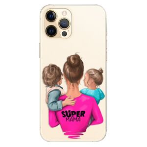 Plastové puzdro iSaprio - Super Mama - Boy and Girl - iPhone 12 Pro Max