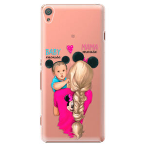Plastové puzdro iSaprio - Mama Mouse Blonde and Boy - Sony Xperia XA
