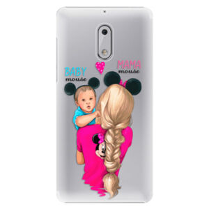 Plastové puzdro iSaprio - Mama Mouse Blonde and Boy - Nokia 6