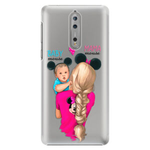 Plastové puzdro iSaprio - Mama Mouse Blonde and Boy - Nokia 8