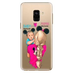 Plastové puzdro iSaprio - Mama Mouse Blonde and Boy - Samsung Galaxy A8 2018