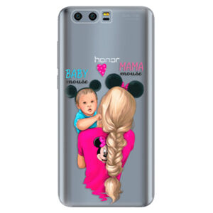 Silikónové puzdro iSaprio - Mama Mouse Blonde and Boy - Huawei Honor 9