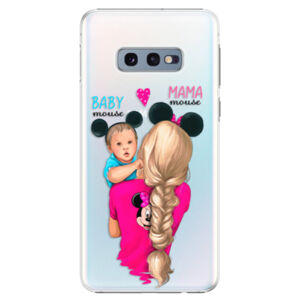 Plastové puzdro iSaprio - Mama Mouse Blonde and Boy - Samsung Galaxy S10e
