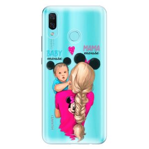 Odolné silikónové puzdro iSaprio - Mama Mouse Blonde and Boy - Huawei Nova 3