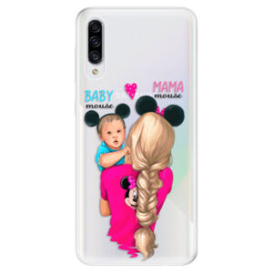Odolné silikónové puzdro iSaprio - Mama Mouse Blonde and Boy - Samsung Galaxy A30s