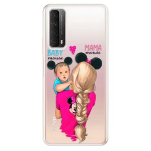 Odolné silikónové puzdro iSaprio - Mama Mouse Blonde and Boy - Huawei P Smart 2021