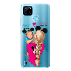 Odolné silikónové puzdro iSaprio - Mama Mouse Blonde and Boy - Realme C21Y / C25Y