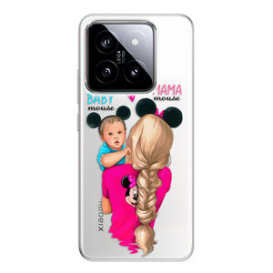 Odolné silikónové puzdro iSaprio - Mama Mouse Blonde and Boy - Xiaomi 14
