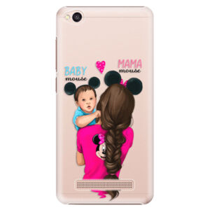 Plastové puzdro iSaprio - Mama Mouse Brunette and Boy - Xiaomi Redmi 4A