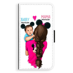 Flipové puzdro iSaprio - Mama Mouse Brunette and Boy - Huawei P10 Plus