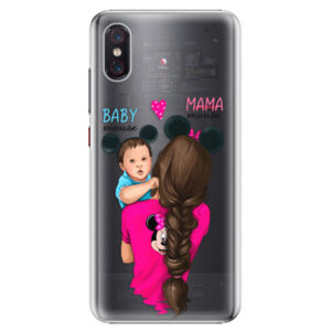 Plastové puzdro iSaprio - Mama Mouse Brunette and Boy - Xiaomi Mi 8 Pro
